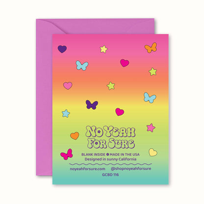 Teenage Girlie In Her Thirties Card