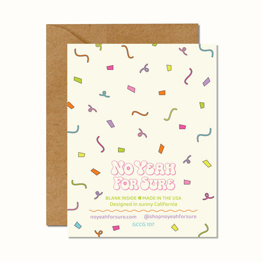 Congrats Grad Confetti Card