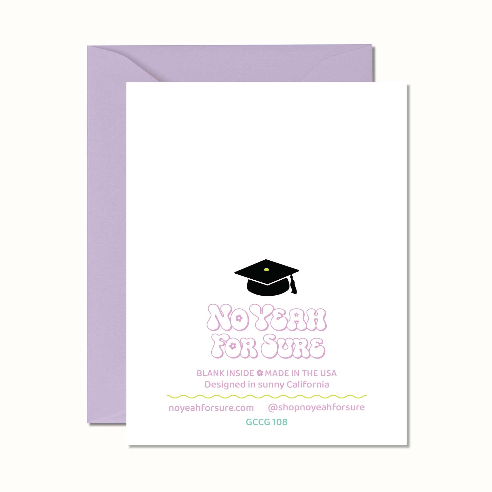 back of grad cards Shit Just Got Real Funny Graduation Card