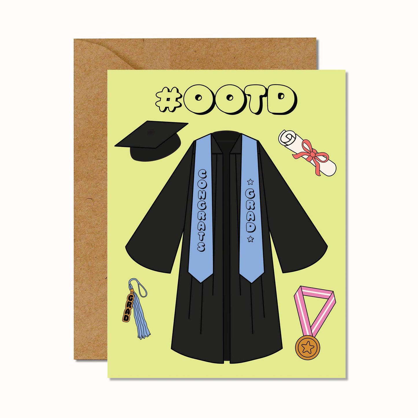 Graduation Outfit Of The Day #OOTD Card