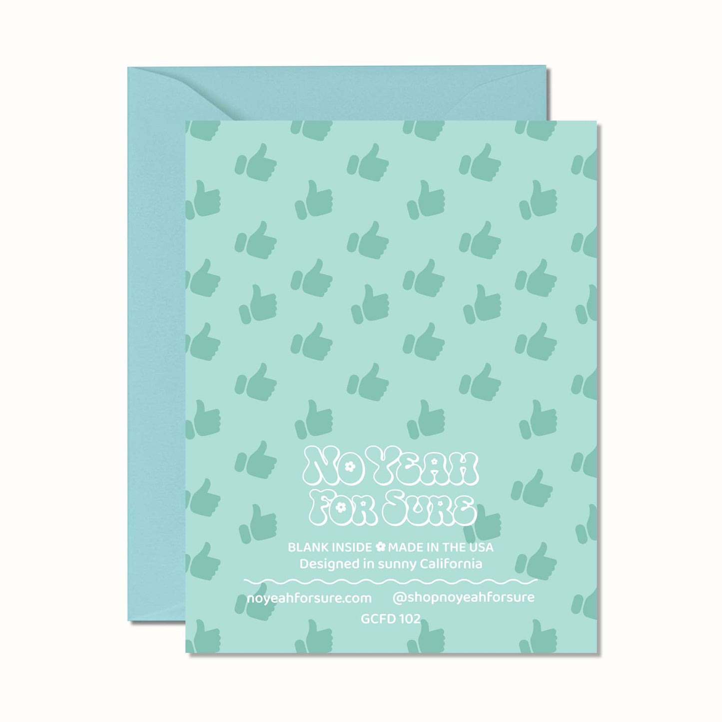 Father's Day Thumbs Up Text Message Card