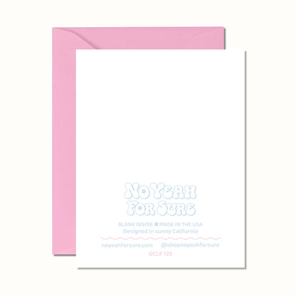 It's Giving Married Wedding Cake Card