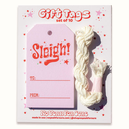 Sleigh! Gift Tags