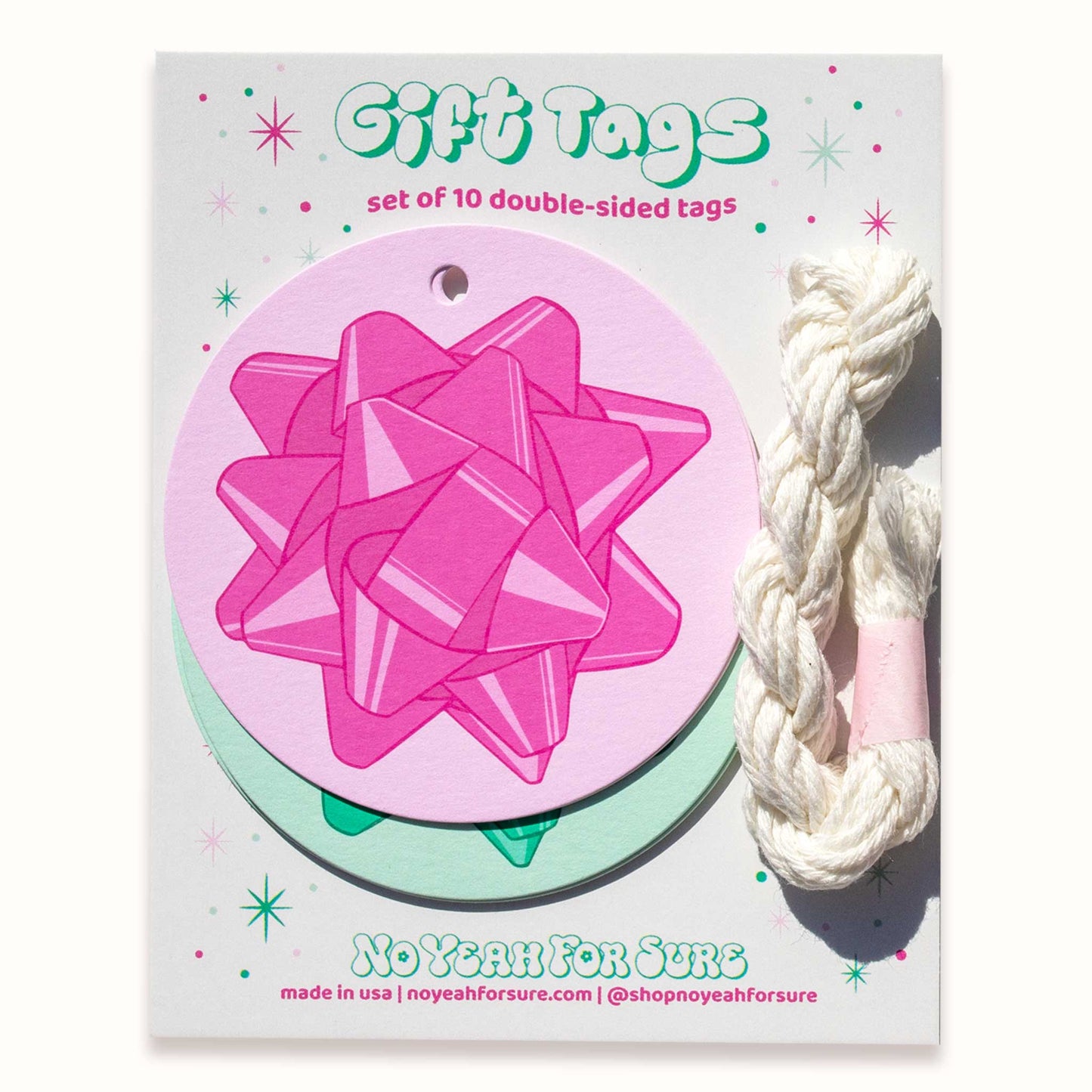 Holiday Bows Gift Tags