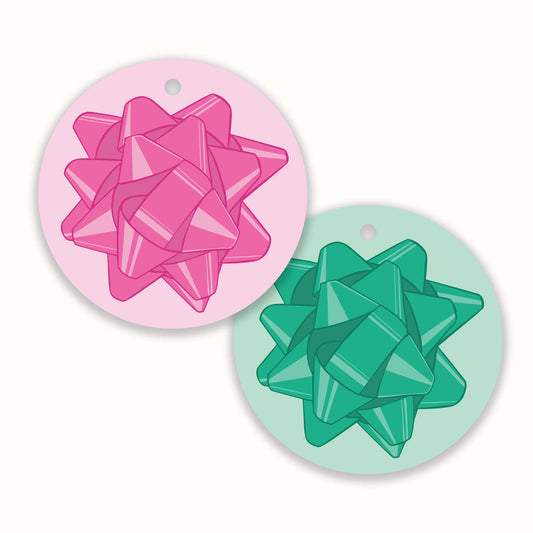 Holiday Bows Gift Tags