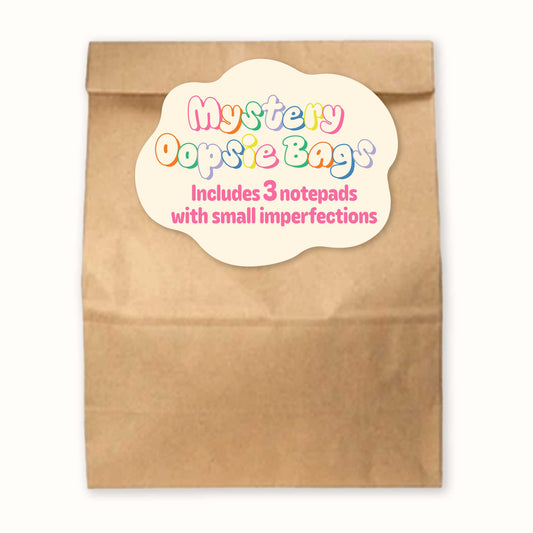 Mystery Oopsie Bag | Notepads
