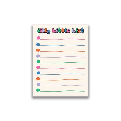 Silly Little List Mini Notepad