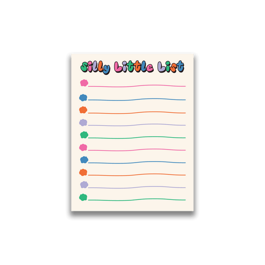 Silly Little List Mini Notepad