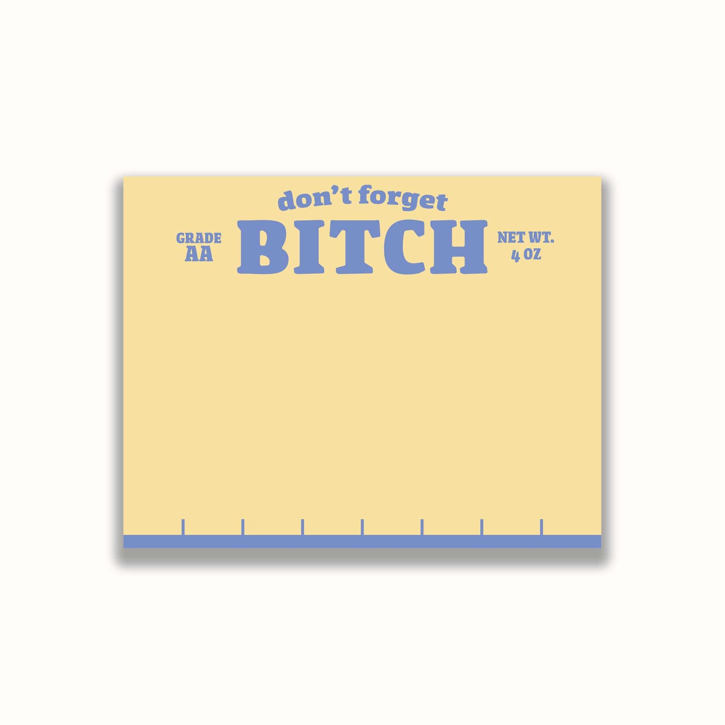 Don't Forget Butter Mini Notepad