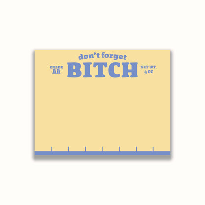 Don't Forget Butter Mini Notepad