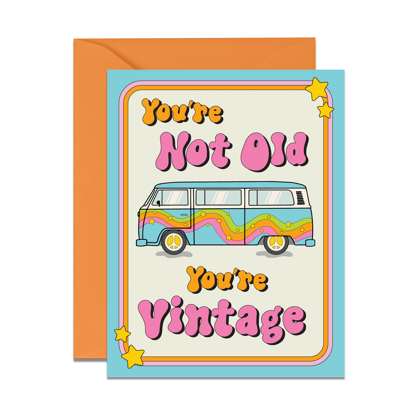 You're Vintage Birthday Card