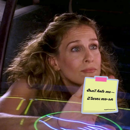 Don't Hate Me Sticker