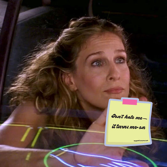 Don't Hate Me Sticker
