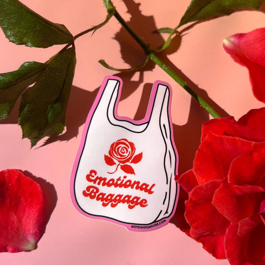 Emotional Baggage Sticker